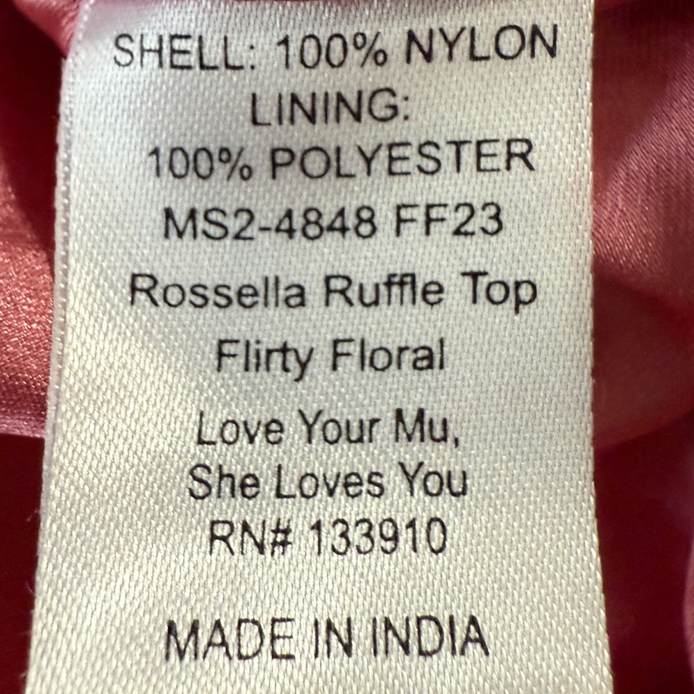 Show Me Your MuMu Rosella Ruffle Top in Flirty Floral Size Medium - Picture 8 of 8